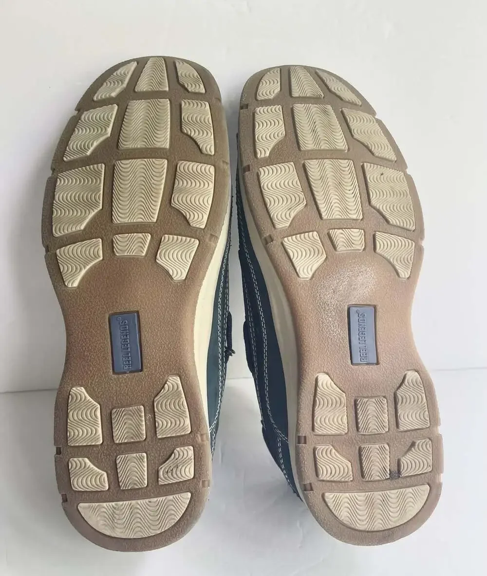 Reel Legends Blue Authentic Footwear Memory Tech Comfort Boat Shoes 10M